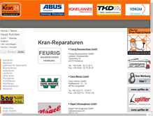 Tablet Screenshot of kranreperaturen.kran24.de