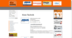 Desktop Screenshot of krantechnik.kran24.de