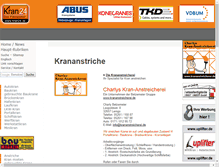 Tablet Screenshot of anstriche.kran24.de