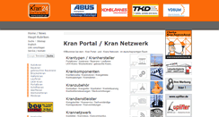 Desktop Screenshot of kran24.de