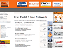 Tablet Screenshot of kran24.de